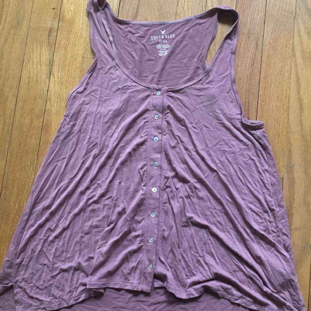 American Eagle Slub tank